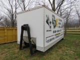 14ft Alum Enclosed Hook Lift Container Van Body