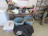 Lot of Helmets & Sports Stuff