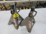 Pair of Pittsburgh 6 ton Jack Stands