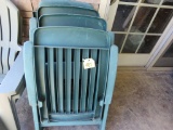 4 Outdoor Folding Chairs