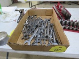 Box of SAE & Metric Ratchet Wrenches