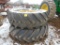Pair of 20.8R-34 Tractor Tires w/Rims