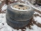 Pair of 315/80R-22.5 Tires and Alum Rims