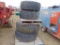 Set of 4 Front and Back Turf Tires w/Rims
