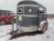 2000 Ponderosa 2 Horse Livestock Trailer