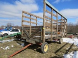 17ft Wooden Hay Wagon