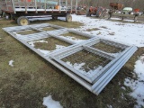 5 Alum Gate Frames 16ft long & Gate