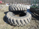 Pair of 480/80R-38 Tractor Tires