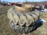 Pair of 18.4-34 Duals w/Clamps