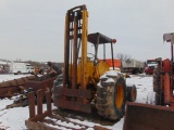 JD 380 Diesel Forklift w/Extra Forks