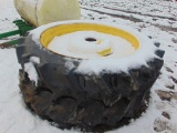 Pair of 13.6-46 Tires and Rims