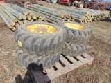 4 Tires 10-16.5 and Rims