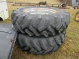 Pair of 18.4-34 Tires and Rims