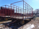 18ft Metal Rack Hay Wagon