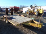 12ft Pintal Hitch T/A Trailer w/Ramps
