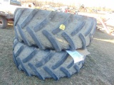 Pair of 620/70R-42 Tires