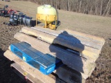 Pallet of 8 Concrete Curb Stops