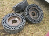 4 Hard Tires 8 Lug