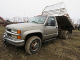 2000 Chevrolet 3500 Truck w/10ft Alum Flat Dump