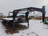 2021 Appalachian 22+4ft Gooseneck Flat Trailer w/Winch & Ramps