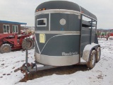 2000 Ponderosa 2 Horse Livestock Trailer