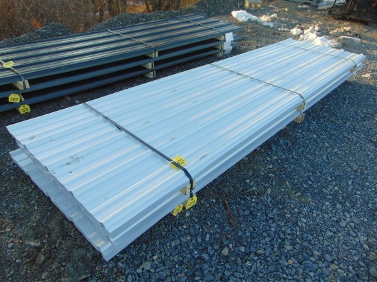 36 Pieces of 12ft Bright White Tin