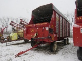 H&S HD7+4 17ft Self Unloading wagon on H&S 412/614 T/A Gears