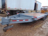 1987 Internstate 18ft Deck 3 1/2ft dove tail Trailer w/Ramps