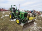 JD 650 Tractor w/54inch Front Blade