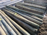 4ft x 7ft Round Fence Posts