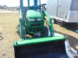 JD 2520 Tractor w/JD 200CX Loader & 62inch Belly Mower