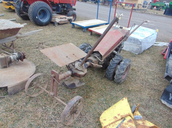 Gravley walk behind tractor w/plow