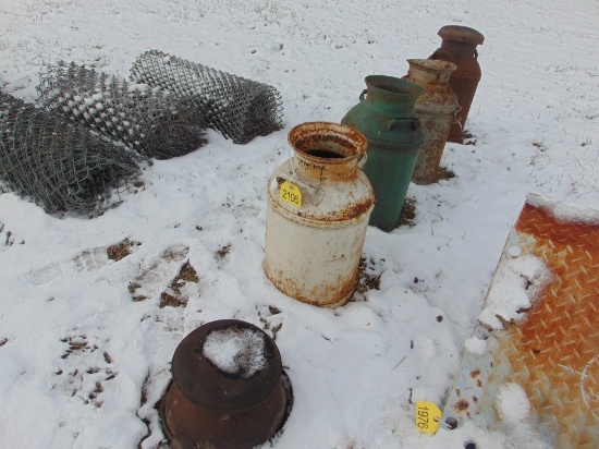 4 1/2 Milk Cans