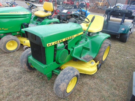 JD 110 lawn tractor w/36in blade
