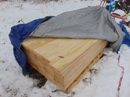 Pallet of Plywood