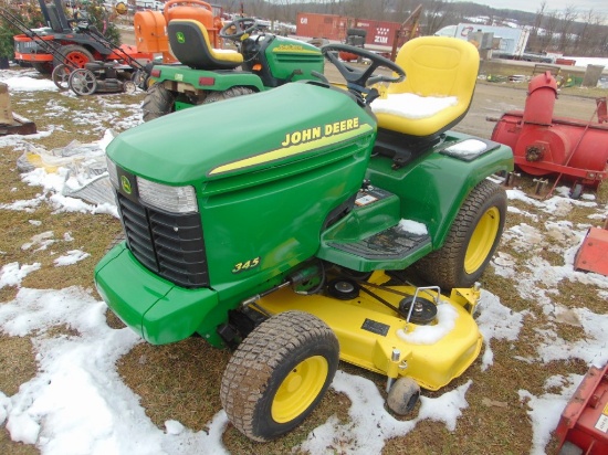 JD 345 lawn tractor w/54in deck