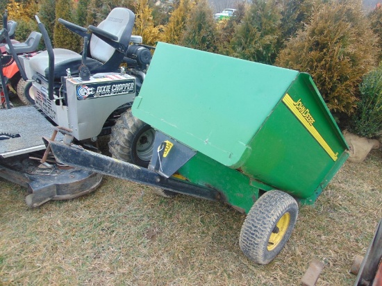 JD 18 pull behind dump cart