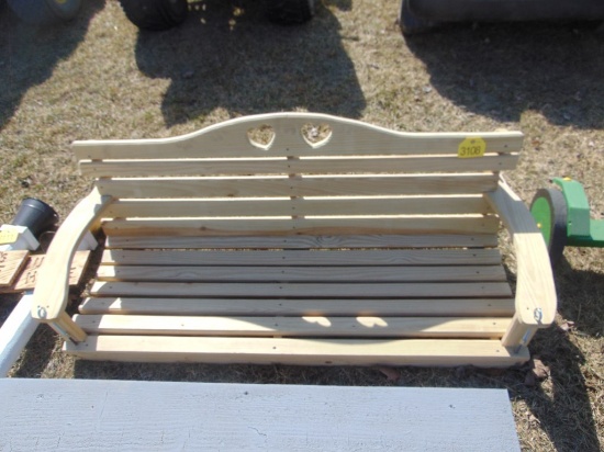 Wooden Porch Swing