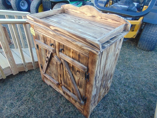 Wood dry sink