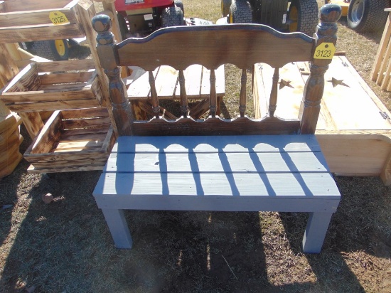 Wood bench