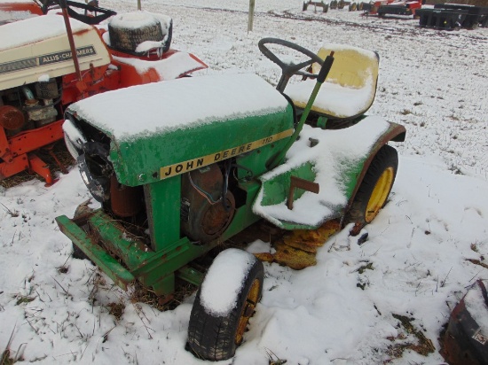 JD 110 Lawn Tractor FOR PARTS