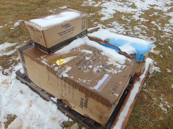 Pallet of Pool Filters & Supplies