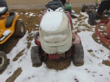 White lawn tractor w/42in deck