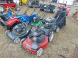 4 Push mowers