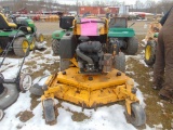 Hustler stand behind lawn mower w/54in deck