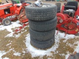 4 Discoverer tires P255/70R16 w/rims