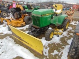JD 318 lawn tractor w/54in blade and 42in deck
