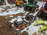 2 Push mowers