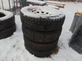 4 Tires LT235/85-16 and Rims