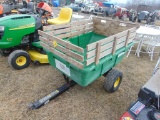 JD pull behind dump cart
